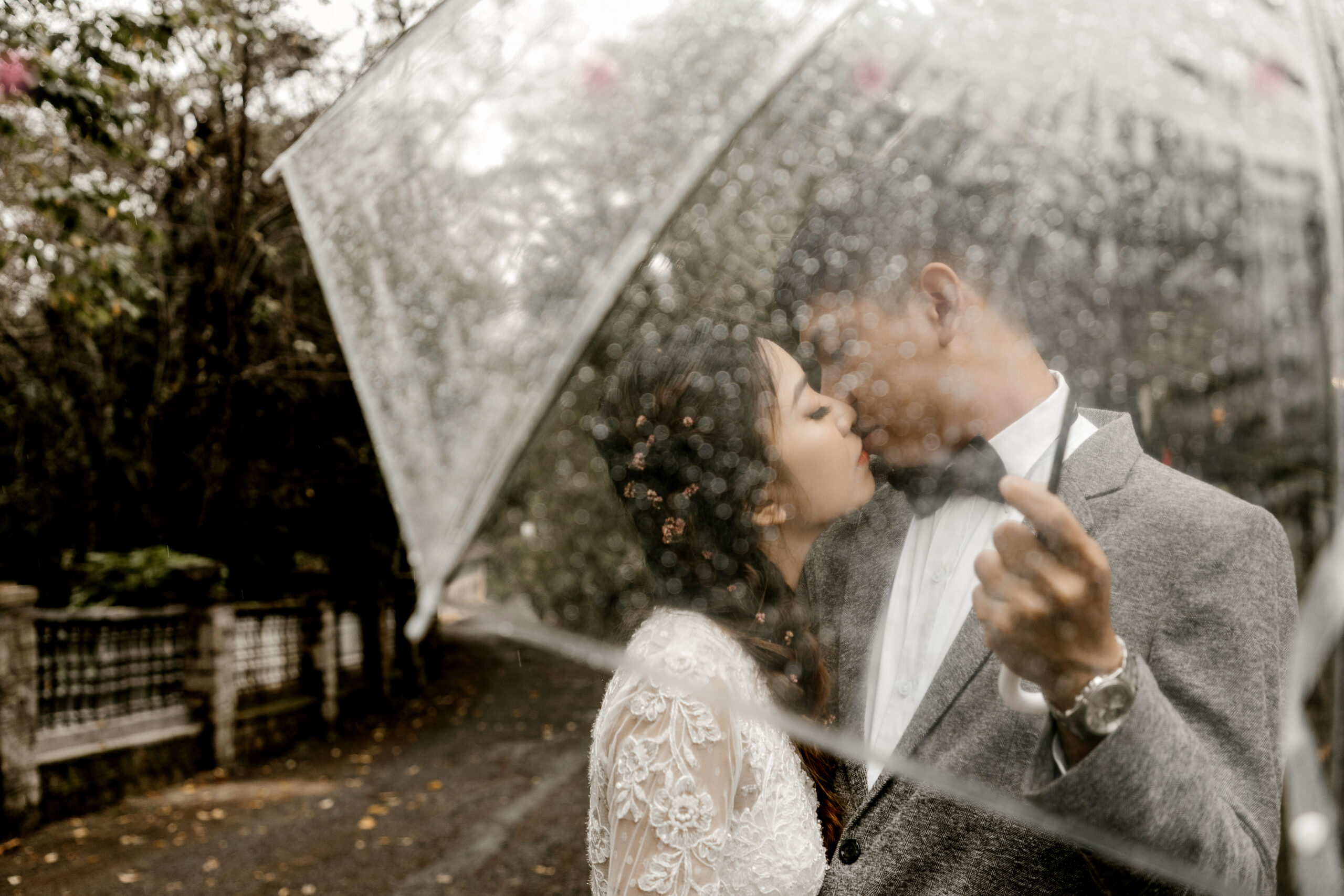 5 Vorteile von Regen am Hochzeitstag